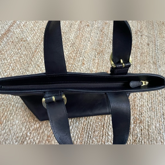 COACH Vintage Waverly Black Leather Small Handbag - Picture 8 of 10